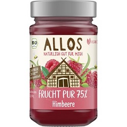 Mus malinowy (75 % owoców) BIO 250 g - ALLOS*