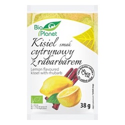 Kisiel o smaku cytrynowym z rabarbarem Bio Planet 30g*