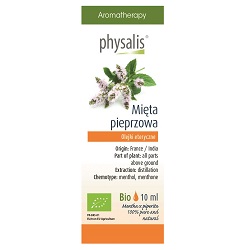 OLEJEK ETERYCZNY MIĘTA PIEPRZOWA BIO 10 ml - PHYSALIS *