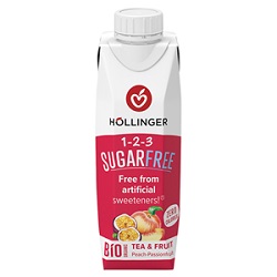 Napój o smaku brzoskiwnia-marakuja bez cukru 300ml -HOLLINGER*