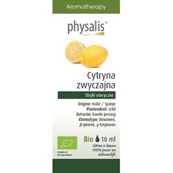 Olejek eteryczny cytryna zwyczajna Bio 10ml Physalis*
