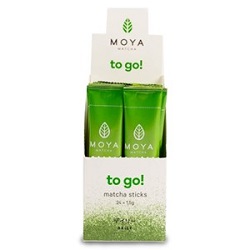 MOYA MATCHA Codzienna TO GO! 1 SASZETKA japońskiej bio herbaty matcha 1.5G *