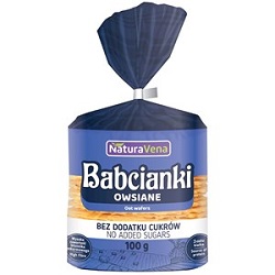 Babcianki owsiane bez dodatku cukrów 100g - NATURAVENA*