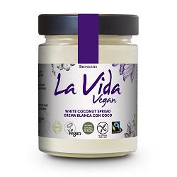 Krem kokosowy bezglutenowy fair trade BIO 270 g - LA VIDA VEGAN *