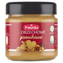 Pasta orzechowa piernikowa bezglutenowa 185g Primavika*