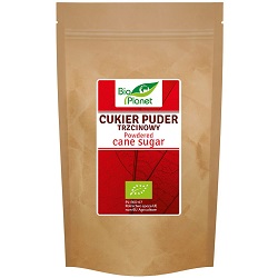 Cukier puder trzcinowy BIO 300 g - BIO PLANET *