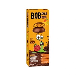 BOB SNAIL Przekąska  mango w mlecznej belgijskiej czekoladzie 30g*