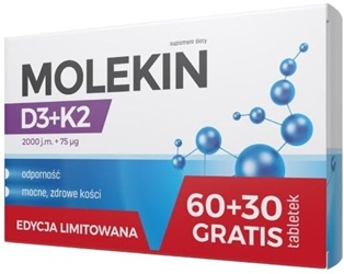 Molekin D3 + K2  kaps. 90 kaps