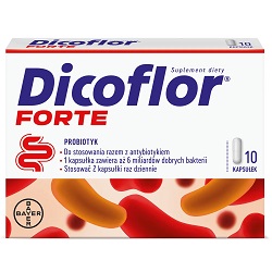 Dicoflor Forte kaps. 10 kaps.*