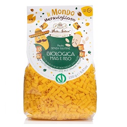 Makaron dla dzieci kukurydziano-ryżowy rurka mini bezglutenowy BIO 250 g - PASTA NATURA*