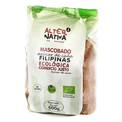 Cukier trzcinowy Mascobado bezglutenowy BIO 500g Alternativa3*