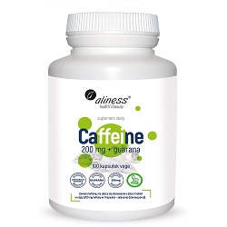 Aliness Caffeine 200 mg + Guarana 100 kaps. *