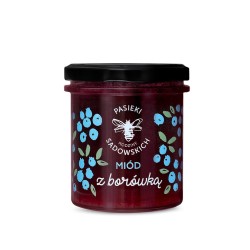 Miód z borówką 430g Pasieki Rodziny Sadowskich*