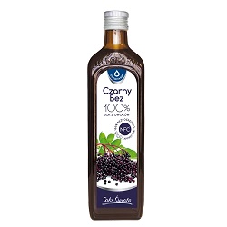 Czarny Bez 100% sok z owoców czarnego bzu, 490 ml *