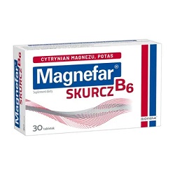 Magnefar B6 Skurcz 30 tabl. *