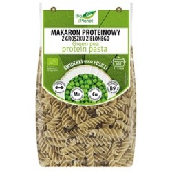 Makaron proteinowy z groszku zielonego świderki 250g Bio Planet*