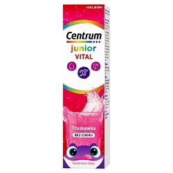 Centrum Vital Junior truskawka tabletki musujące 20 szt. *