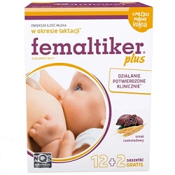 Femaltiker Plus smak karmelowy 14 sasz.*