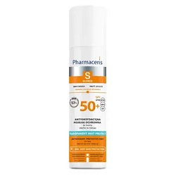 Pharmaceris S Transparent Mist Protect, antyoksydacyjna mgiełka ochronna do twarzy SPF 50+, 75 ml*