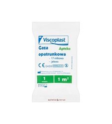 Gaza opatrunkowa jałowa17nit.bawełniana 1 m.kw. 1szt.